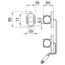 Superpoint III LED Satz, 24 V,li/re,rt/ws/ge,0,30m,3-pol.,Anbau