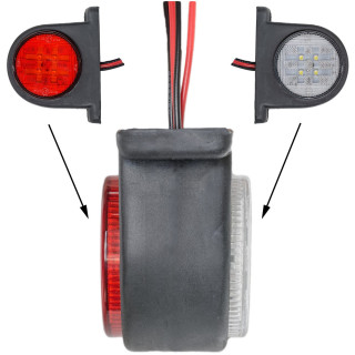 FABRILcar® Umrissleuchte LED 42-400, 12/24 V, 0,2 m, open end
