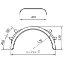 Kotflügel-Kunststoff H-PE 41.1240.21 - IKK, 410 x...