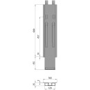K20 Mittelrunge, Stahl, microZINQ® 5, 600 mm, mit...