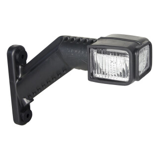 Superpoint IV LED, 12/24 V, rechts, rt/ws/ge, 2,00 m, P&R