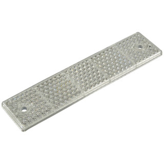 Rechteck-Rückstrahler, 180x40 mm, weiß
