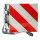 Warntafel f. Überbreite n. DIN 11030, hinten links, 423x423 mm