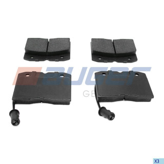 Satz, Scheibenbremsbelag passend für DAF, IVECO, RENAULT (RVI) 110x73x18