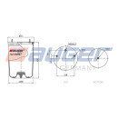 Service & Komplett Luftfederbalg passend für BERGISCHE ACHSEN, ROR, SCHMITZ ø300x430