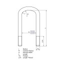 U-Bolzen Oberfläche: geometisiert passend für...