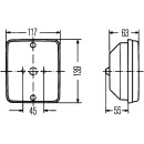 Nebelschlussleuchte HELLA 2NE 003 236-008