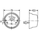 Heckleuchte HELLA 2SB 001 259-261