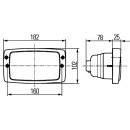 Arbeitsscheinwerfer HELLA 1GB 006 213-101