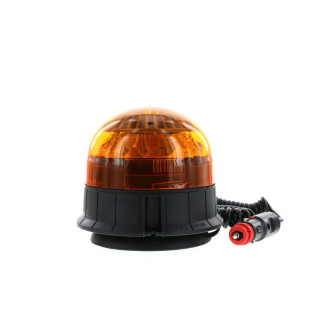 VENUS LED - Rundumkennleuchte VENUS, Magnetfuss, LED, 10-30V, gelb, Blitzlicht, 9W, Ø143mm, Automobilsteckdose, R65, R10