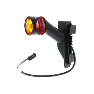 DXLC8 - Umriss- und Begrenzungsleuchte Glühlampen 12/24V Weiß + rot + gelb Montage für LC8