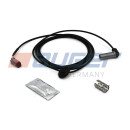 Sensor, ABS passend für RENAULT (RVI), VOLVO L: 2950 mm
