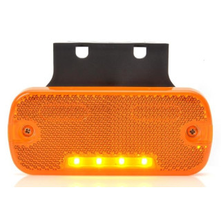 LED-Seitenmarkierungsleuchte L/R orange mit 500mm Kabellänge 12V-24V