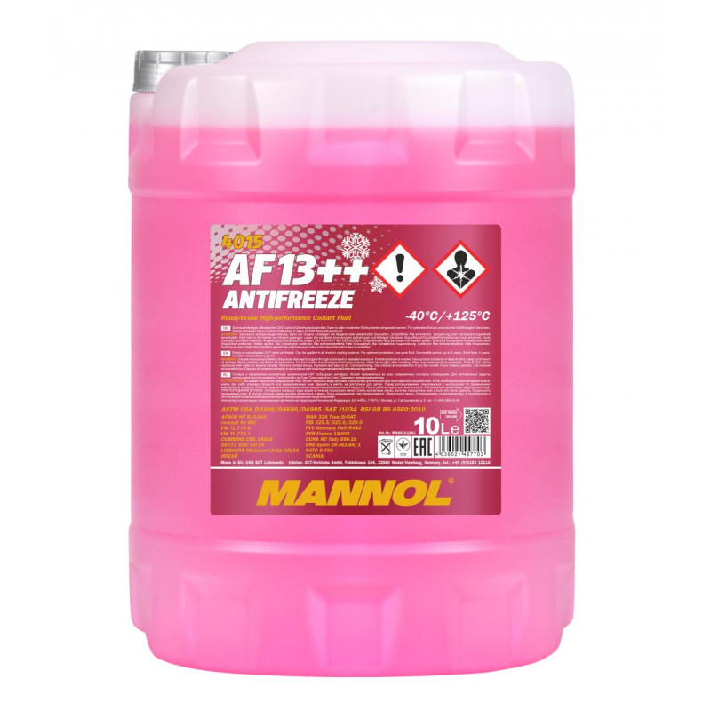 MANNOL 4015 AF13++ Antifreeze 10 Liter - LKW Ersatzteile beim 