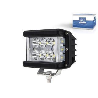 LED-Rundumleuchte 12 – 24 V, 30 W, Rohrstutzenmontage, flexibel