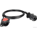 HERTH+BUSS ELPARTS 51276056 Verlängerungskabel, Anhängersteckdose 2 x 4,0 + 5 x 1,5 mm², EBS, 24 V passend für SUER