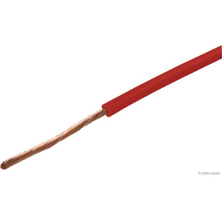 HERTH+BUSS ELPARTS 51275409005 Elektroleitung FLY 2,5 mm², rot, PVC, 5 m