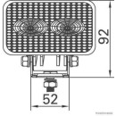 HERTH+BUSS ELPARTS 80690321 Arbeitsscheinwerfer LED, 10-30V