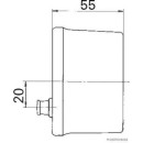 HERTH+BUSS ELPARTS 83830112 Heckleuchte rechts, universal