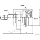 HERTH+BUSS JACOPARTS J2823118 Gelenksatz, Antriebswelle...