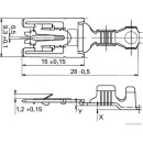 50x HERTH+BUSS ELPARTS 50251470 Crimpverbinder 1,5 - 2,5 mm², 1-polig, DIN 72581