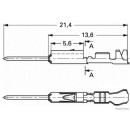 50x HERTH+BUSS ELPARTS 50251479 Crimpverbinder AMP Tyco MQS, 0,2 - 0,5 mm² passend für BMW, VW