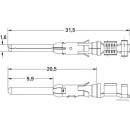 50x HERTH+BUSS ELPARTS 50251831 Crimpverbinder Lear RSA 2, 1,5 - 2,5 mm²
