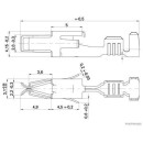 50x HERTH+BUSS ELPARTS 50251871 Crimpverbinder AMP Tyco...