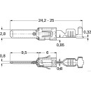 50x HERTH+BUSS ELPARTS 50251878 Crimpverbinder AMP Tyco...
