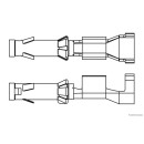 50x HERTH+BUSS ELPARTS 50251881 Crimpverbinder AMP Tyco...