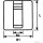 100x HERTH+BUSS ELPARTS 50265738 Befestigungssockel, Kabelstrang Klebefolie, 28,5 x 28,5 mm, für Kabel-Ø 18 mm