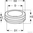 10x HERTH+BUSS ELPARTS 50280321 Dicht-/Schutzstopfen 21...