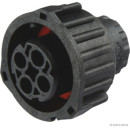 5x HERTH+BUSS ELPARTS 50290952 Steckgehäuse AMP Tyco...
