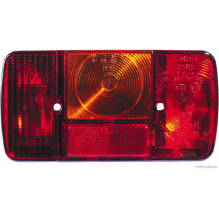 2x HERTH+BUSS ELPARTS 83832003 Lichtscheibe, Heckleuchte links, mit Nebelschlusslicht