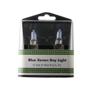 10x Glühlampe 12V 55W P14,5s H1 Blue Xenon Day Light 2er Pack