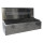 Pritschenkasten S-Box A, Alu Riffelblech 2/3 mm, 1800 × 530/430 × 630 mm (b × h × t), 2 Drehriegelverschlüsse (T-Griff) aus Edelstahl, abschließbar, Gummidichtung, Deckelöffnung aufwärts mit Sicherung durch 2 Gasfedern