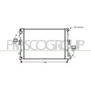 PRASCO CI053R006 Rad. P806/Evasion* 2.0 JTD/HDi...