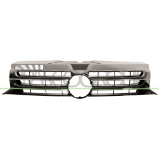 PRASCO VG9192001 Kühlergitter schwarz/chrom passend für Volkswagen - T5