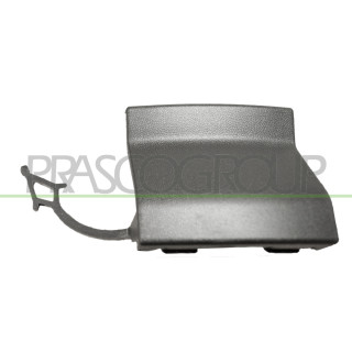 PRASCO VG9211236 Abdeckung Zughaken vorne - schwarz Genar passend für Volkswagen - T6