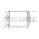 PRASCO FT925R005 Radiator Daily III Valeo 05/96-06/99...