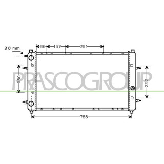 PRASCO VG913R001 Rad. Transporter man. / Aut. 91- passend für Volkswagen - T4