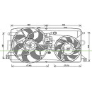 PRASCO FD912F001 Fan Transit VII 2.3i 04/06- passend...