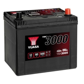 YUASA Starterbatterie 12V 60Ah/500A YBX3005