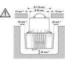 HELLA 1AL 015 318-021 LED/DE/asymmetrisch-Scheinwerfereinsatz, Hauptscheinwerfer - 90mm Essential L456