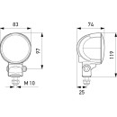 HELLA 1G0 996 576-601 LED-Arbeitsscheinwerfer - Modul 70 Gen. 3.2 Compact - 24/12V