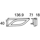 HELLA 2BM 013 338-051 Zusatzblinkleuchte - Shapeline Style - LED - 24/12V