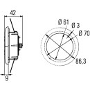 HELLA 2JA 343 790-411 Innenraumleuchte - SpotLED TE155 -...