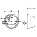 HELLA 2PF 001 259-677 Positionsleuchte - Halogen - 24/12V