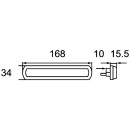 HELLA 2PS 013 301-091 Seitenmarkierungsleuchte - Shapeline Tech - LED - 12/24V