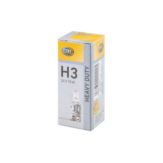 HELLA 8GH 002 090-253 Glühlampe - H3 - Heavy Duty - 24V - 70W - Menge: 1